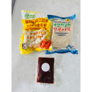 [Tokbokki] COMBO Tokbokki Nhân Phô Mai chế biến Chả cá & Sốt