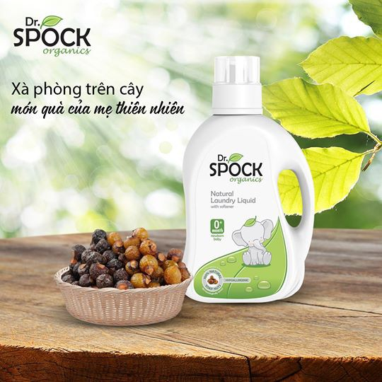 Nước giặt Organic Dr. Spock, Dnee chính hãng cho bé