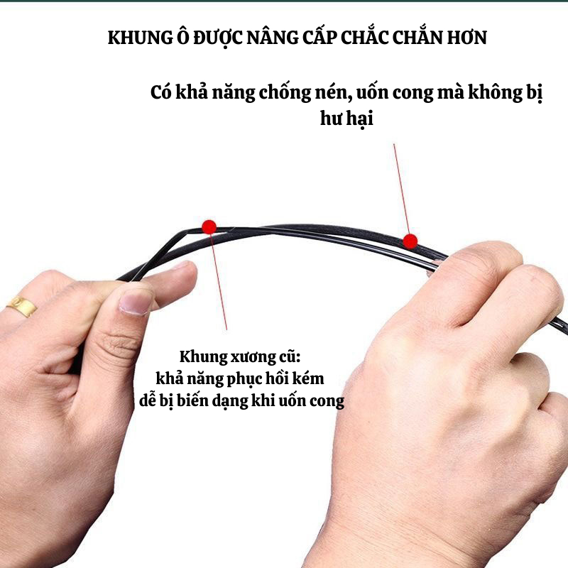 Ô Dù NAMIKO Gấp Gọn 12 Nan Chống Thấm Kích Thước Lớn