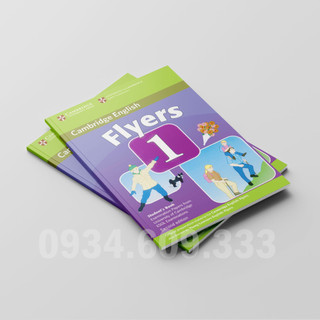 Trọn bộ 9 quyển cambridge english flyers 2017 in màu đẹp + mp3