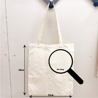 Túi Tote Canvas Nhiều Màu Lựa Chọn Size 33x38(cm)