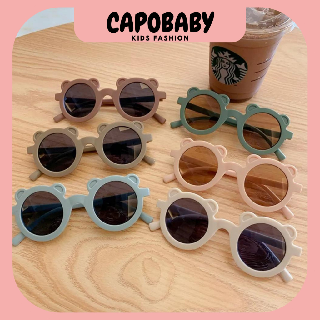 Kính mắt thời trang chống nắng cho bé trai và bé gái, kính râm Hàn Quốc cho bé
