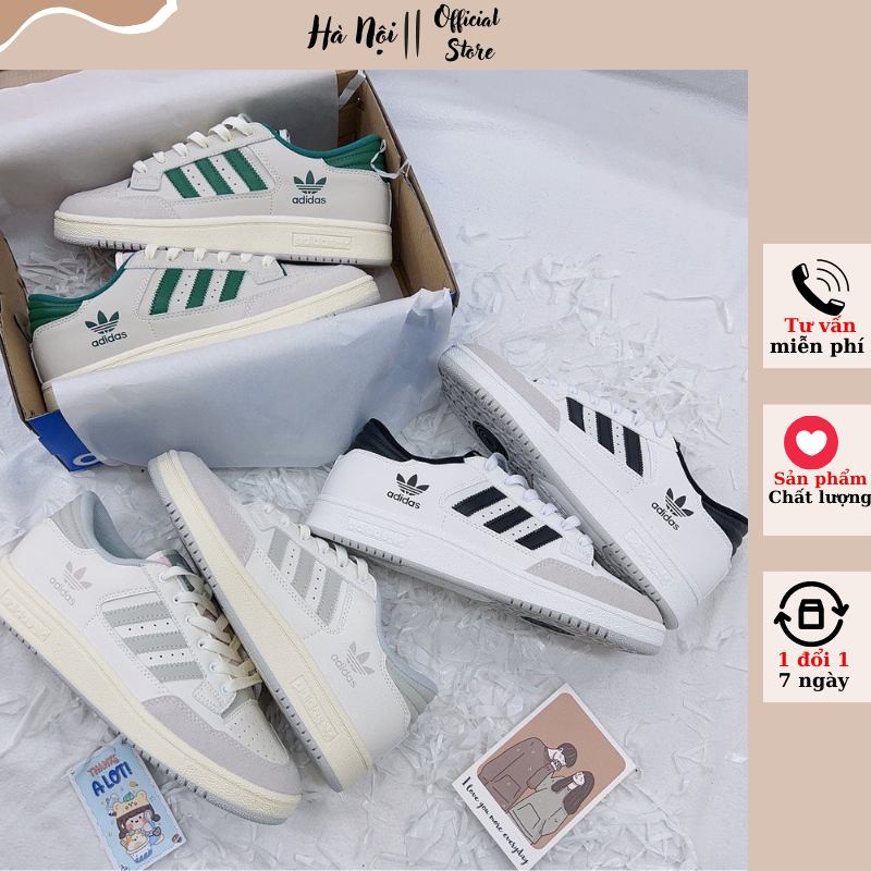 Giày Adidas Nam Nữ, Giày Thể Thao Adidas Forum Low 85 Full Màu Hàng Cao Cấp, Siêu Nhẹ