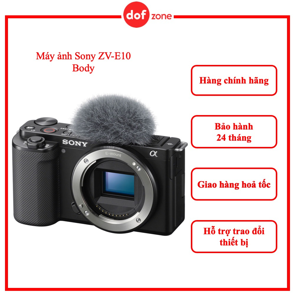 Máy ảnh Sony ZV-E10 Body - Hàng chính hãng