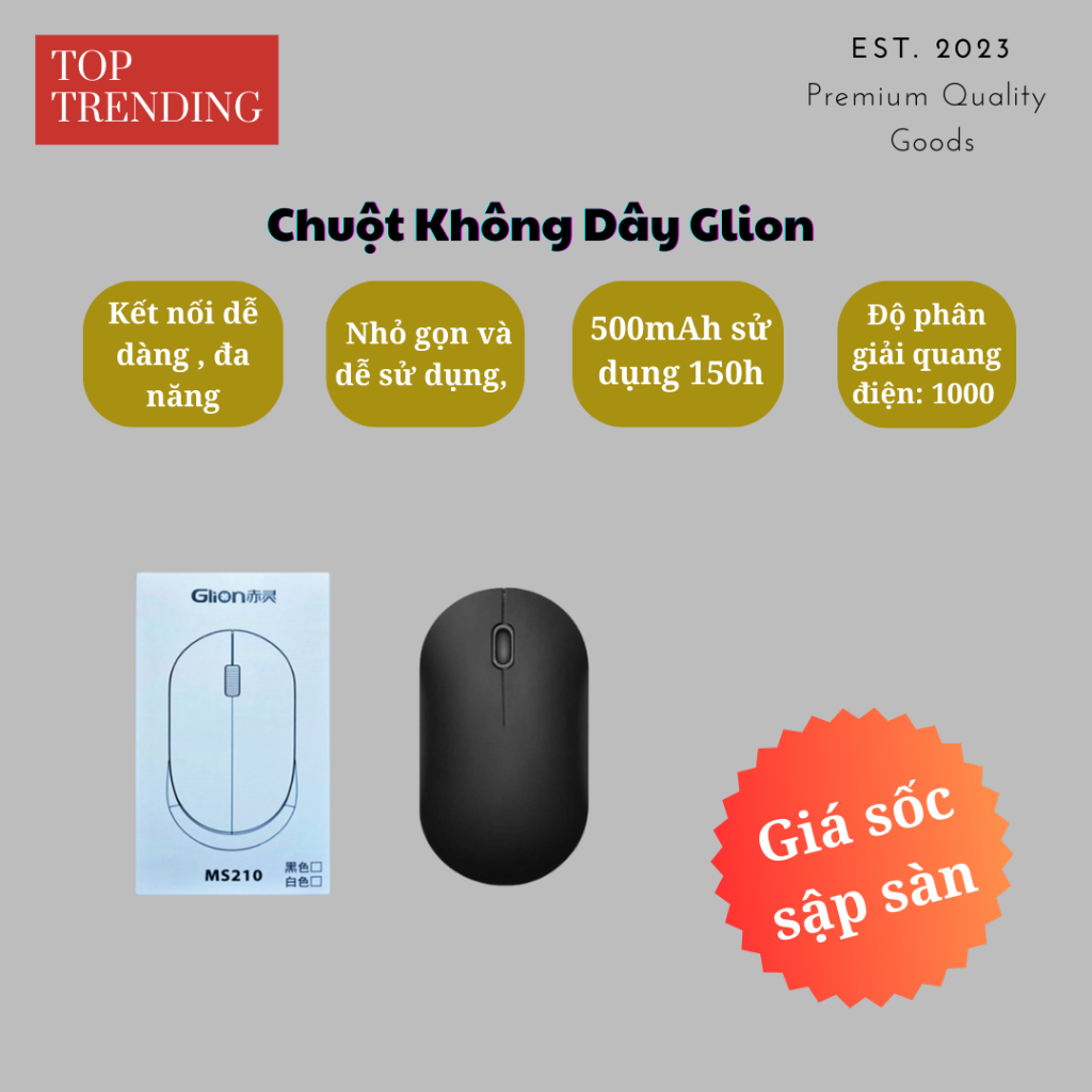 Chuột Không Dây Glion ms210