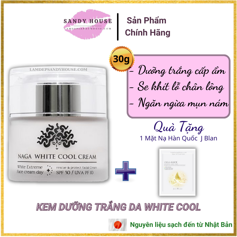 Kem Dưỡng Trắng Da White Cool NAGA