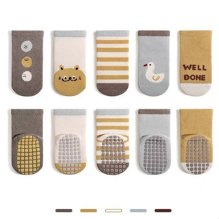 Tất cho bé trai bé gái, Tất vớ chống trơn cho bé nhiều hình dễ thương NEMO BABY thoáng khí êm chân TL11