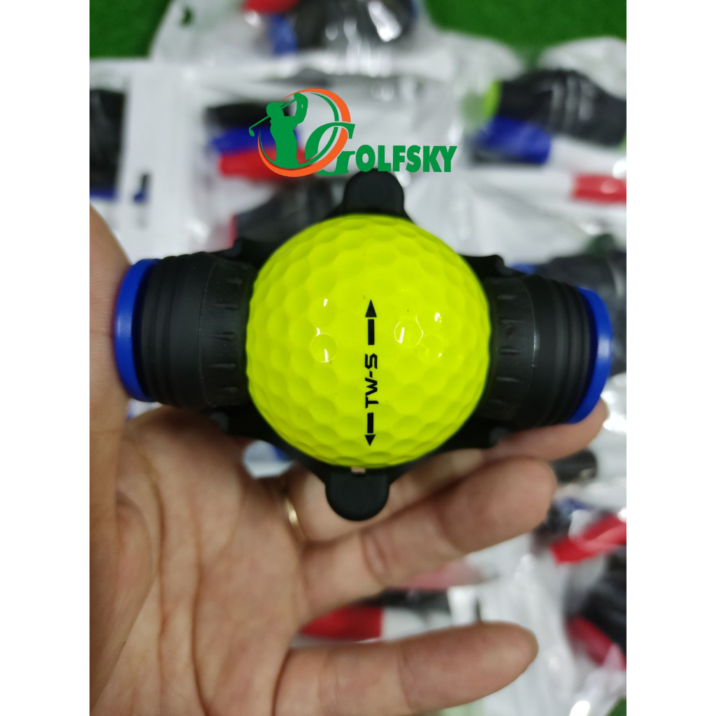 Bộ kẻ line golf 360 độ 3 vạch kèm 3 bút màu
