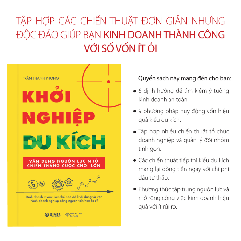 Sách - Khởi Nghiệp Du Kích (Tái Bản) - Kinh Doanh Ít Vốn - Vận Dụng Nguồn Lực Nhỏ Chiến Thắng Cuộc Chơi Lớn