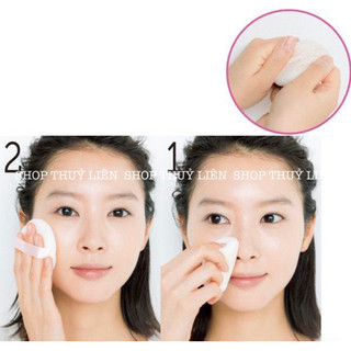 Bông phấn tròn đánh phấn phủ mềm mịn
