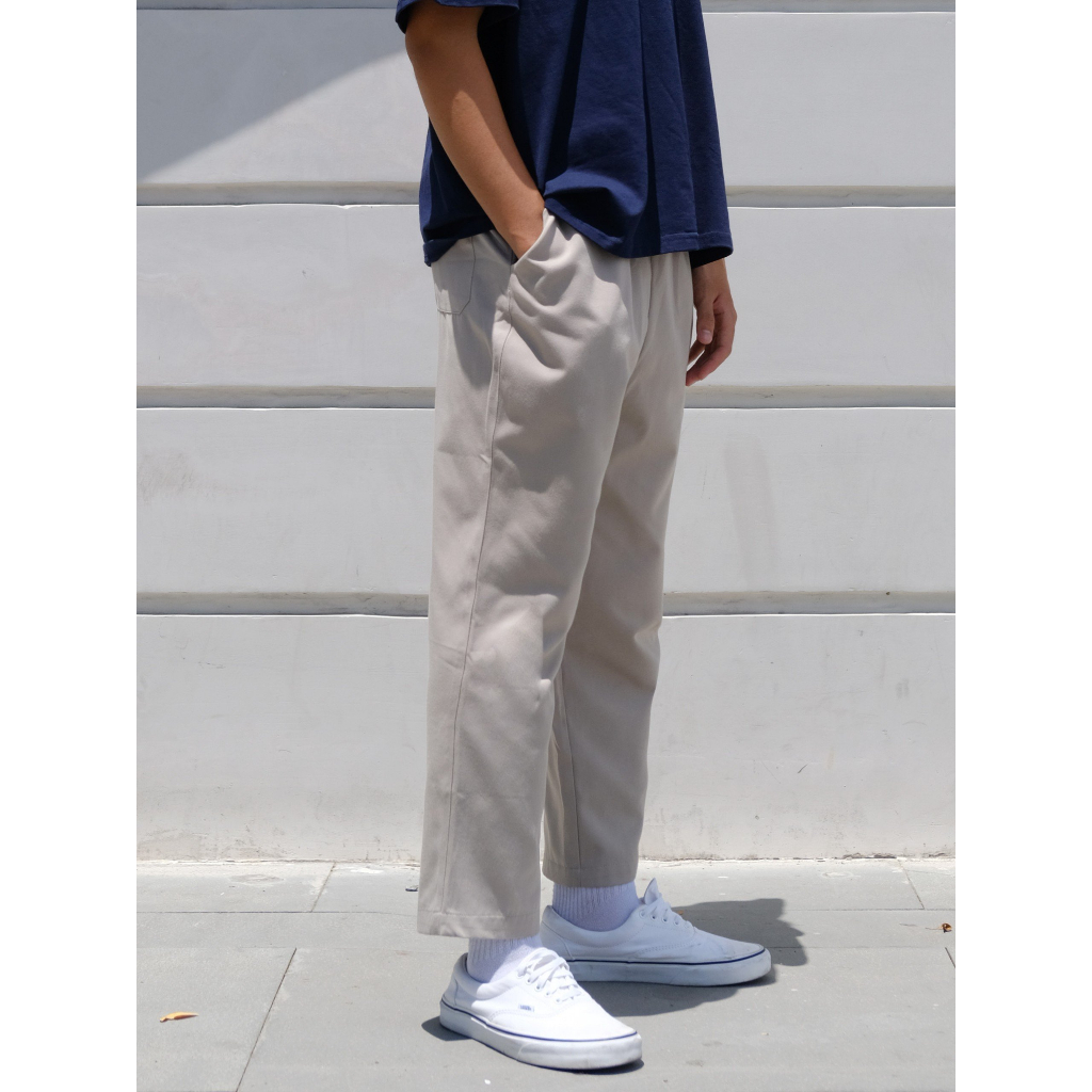 MONATA BLUELIGHT Xám sáng - Quần kaki ống suông - Pants 233