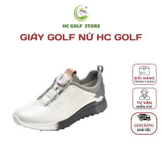 Giày golf nữ hàng cao cấp núm vặn tiện lợi da chống thấm Gore-Tex Giày thể thao siêu nhẹ êm - HC GOLF