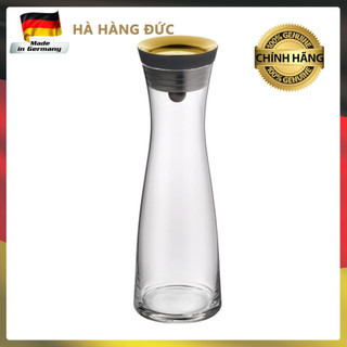 Bình đựng nước WMF Basic thủy tinh không tay cầm 1l, nắp vàng