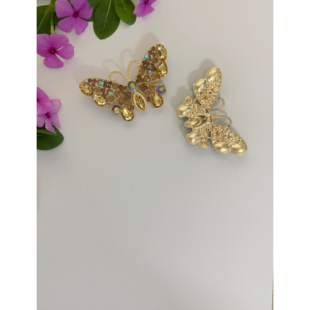 Charm bướm cánh quạt gắn dép