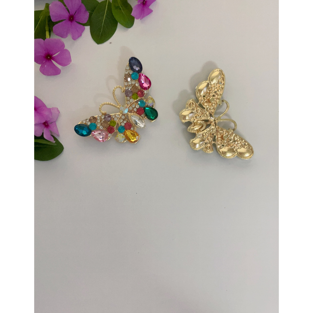 Charm bướm cánh quạt gắn dép