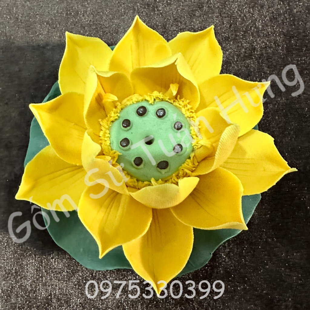 Hoa Sen Sứ Thả Bát Hoa, Sen Sứ Được Làm Thủ Công Đủ Màu Sắc, giá sỉ