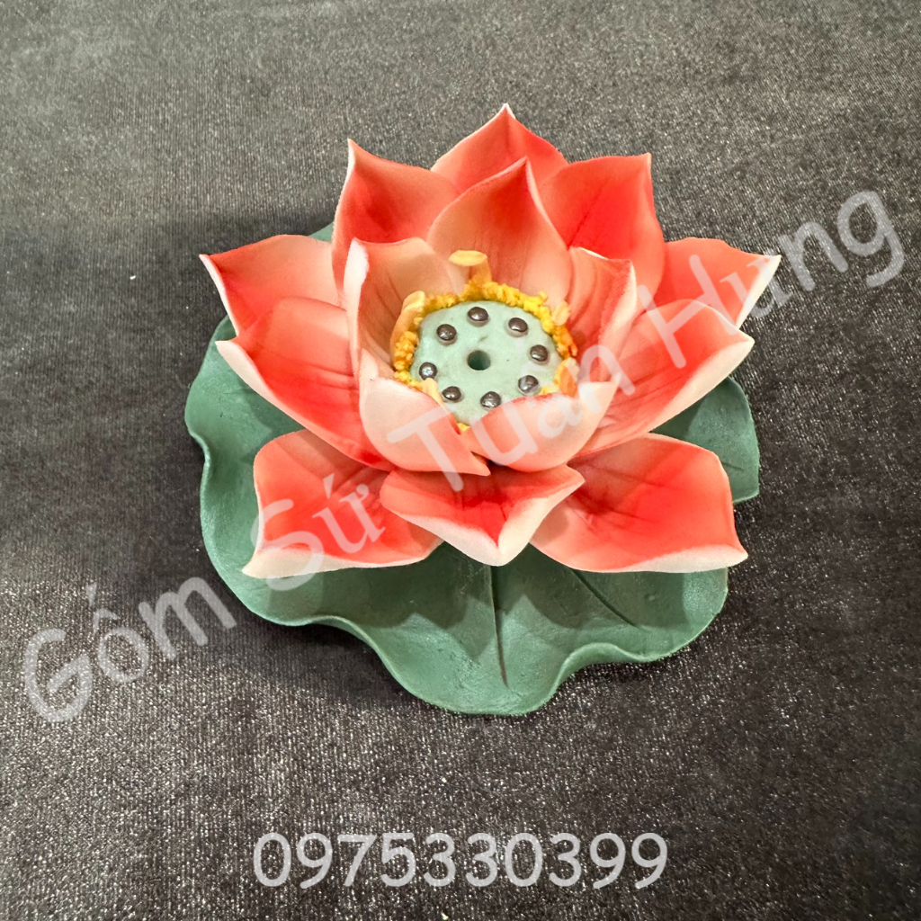 Hoa Sen Sứ Thả Bát Hoa, Sen Sứ Được Làm Thủ Công Đủ Màu Sắc, giá sỉ