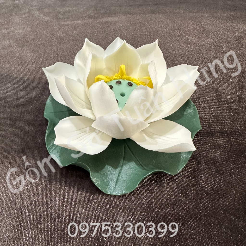 Hoa Sen Sứ Thả Bát Hoa, Sen Sứ Được Làm Thủ Công Đủ Màu Sắc, giá sỉ