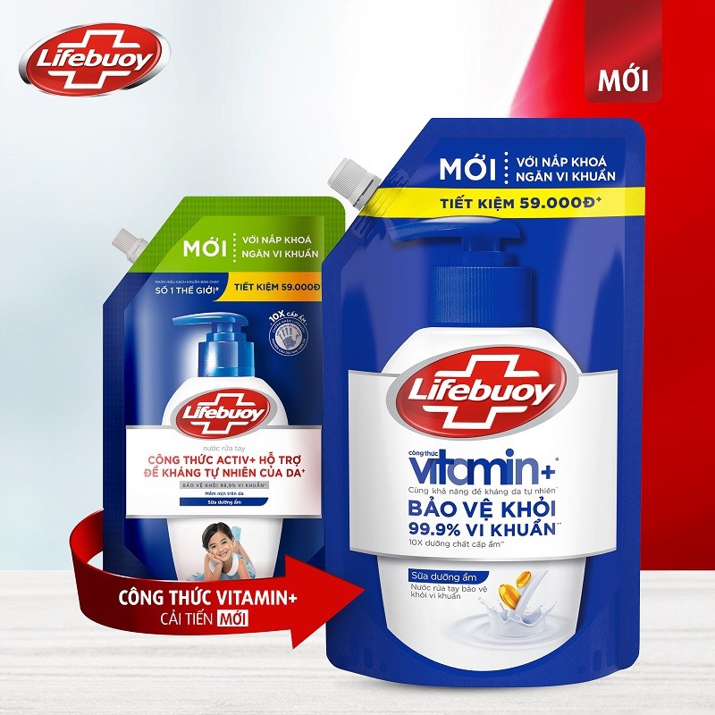 Nước rửa tay Lifebuoy - túi 1kg