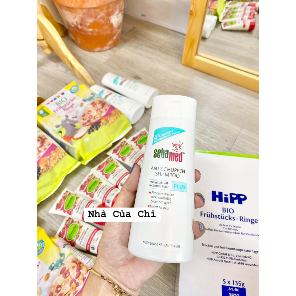 DẦU GỘI CHO TÓC GÀU SEBAMED PLUS - Chuẩn nội địa Đức 🇩🇪