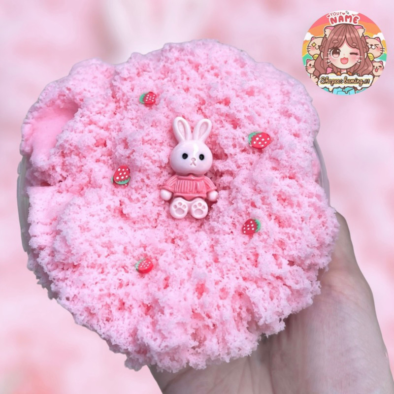 Cloud Slime Hồng Dâu - Slime Mây