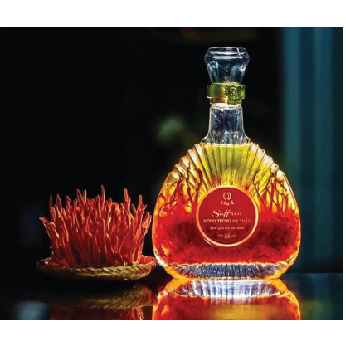 Bộ túi hộp Saffron Đông trùng, tờ rơi