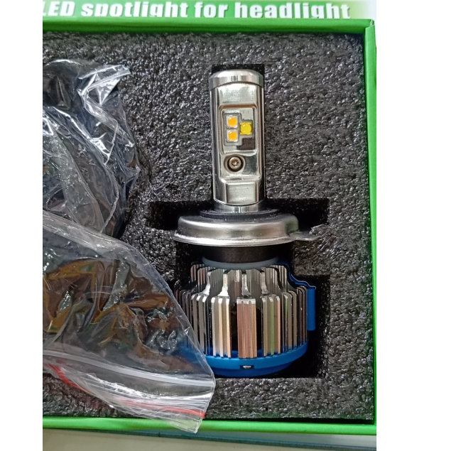 Đèn Led Pha T3 Tubor BMA - Chui Đa Năng, Ánh Sáng Vàng, Trắng Lắp Zin Cho Xe Máy, Ô Tô