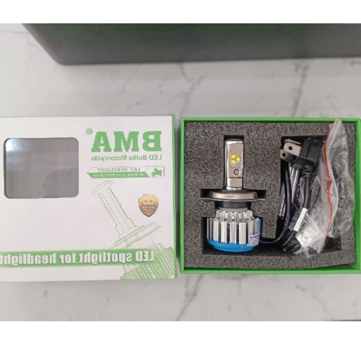 Đèn Led Pha T3 Tubor BMA - Chui Đa Năng, Ánh Sáng Vàng, Trắng Lắp Zin Cho Xe Máy, Ô Tô