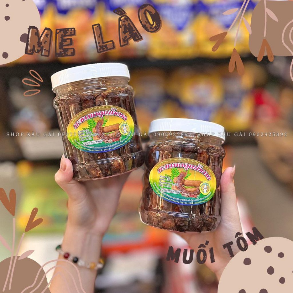 Me Lào Muối Tôm 500G