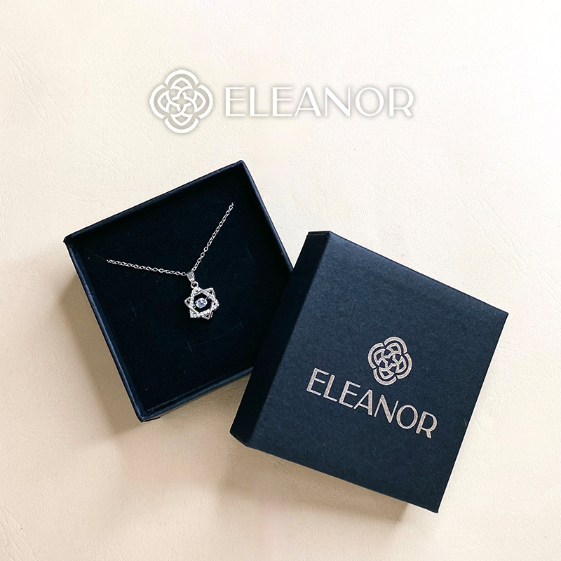 Hộp quà tặng Eleanor Accessories đựng dây chuyền bông tai nhẫn phụ kiện trang sức 6159