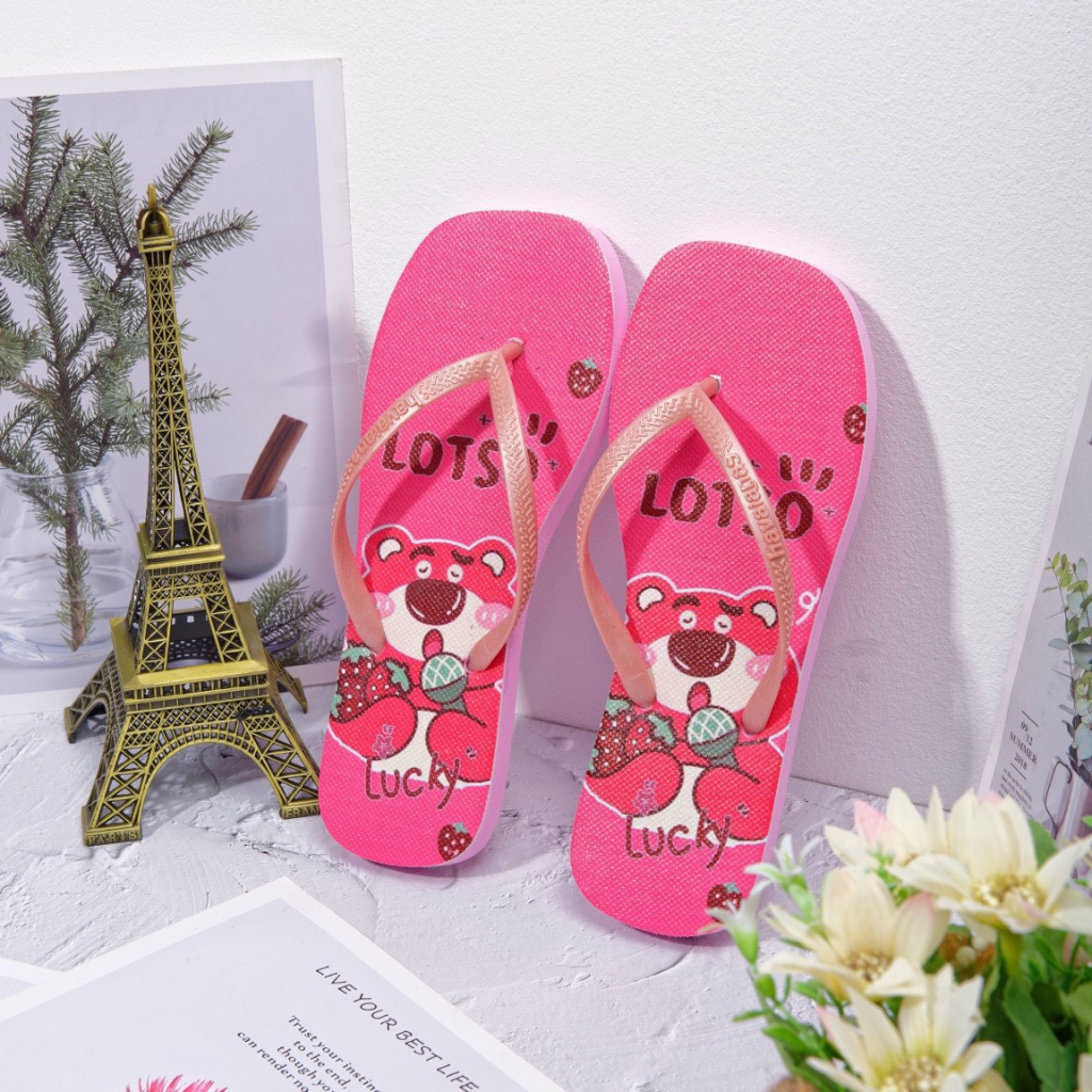Dép lào gấu lotso gấu dâu siêu hot siêu rẻ