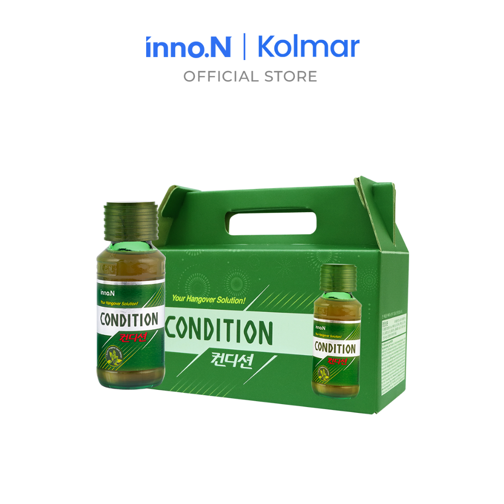 [Kolmar] Set quà tặng 10 chai Nước Giải Rượu Condition hỗ trợ giải rượu và giải độc gan 75ml