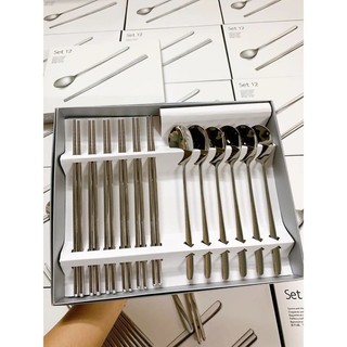 SET 12 ĐŨA THÌA INOX ĐỨC CỰC SỊN