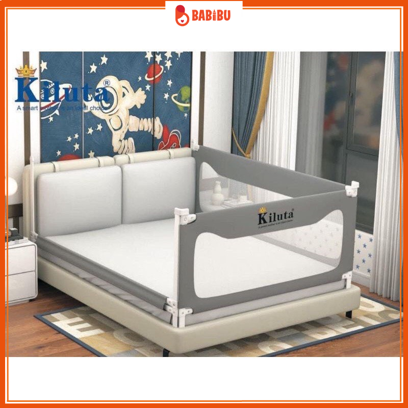 THANH CHẮN GIƯỜNG KILUTA CAO CẤP AN TOÀN CHO BÉ Babibu