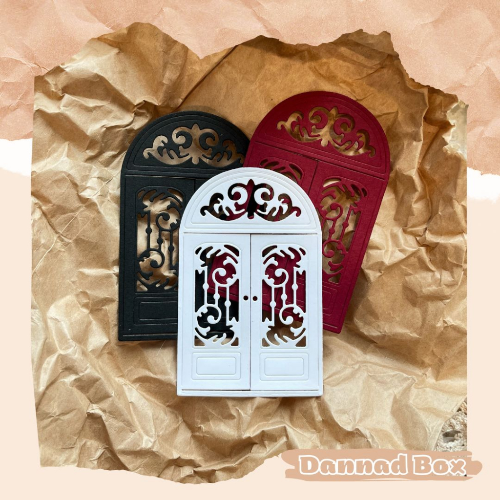Set 5 Mẫu Diecut Paper Cutting Khung Cửa