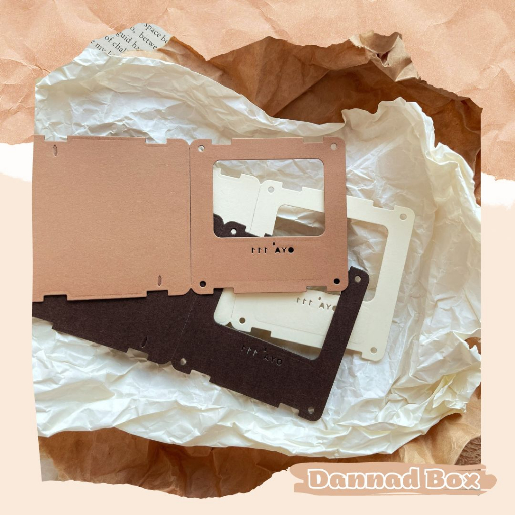 Set 5 Mẫu Diecut Paper Cutting Nhãn Tag Trang Trí