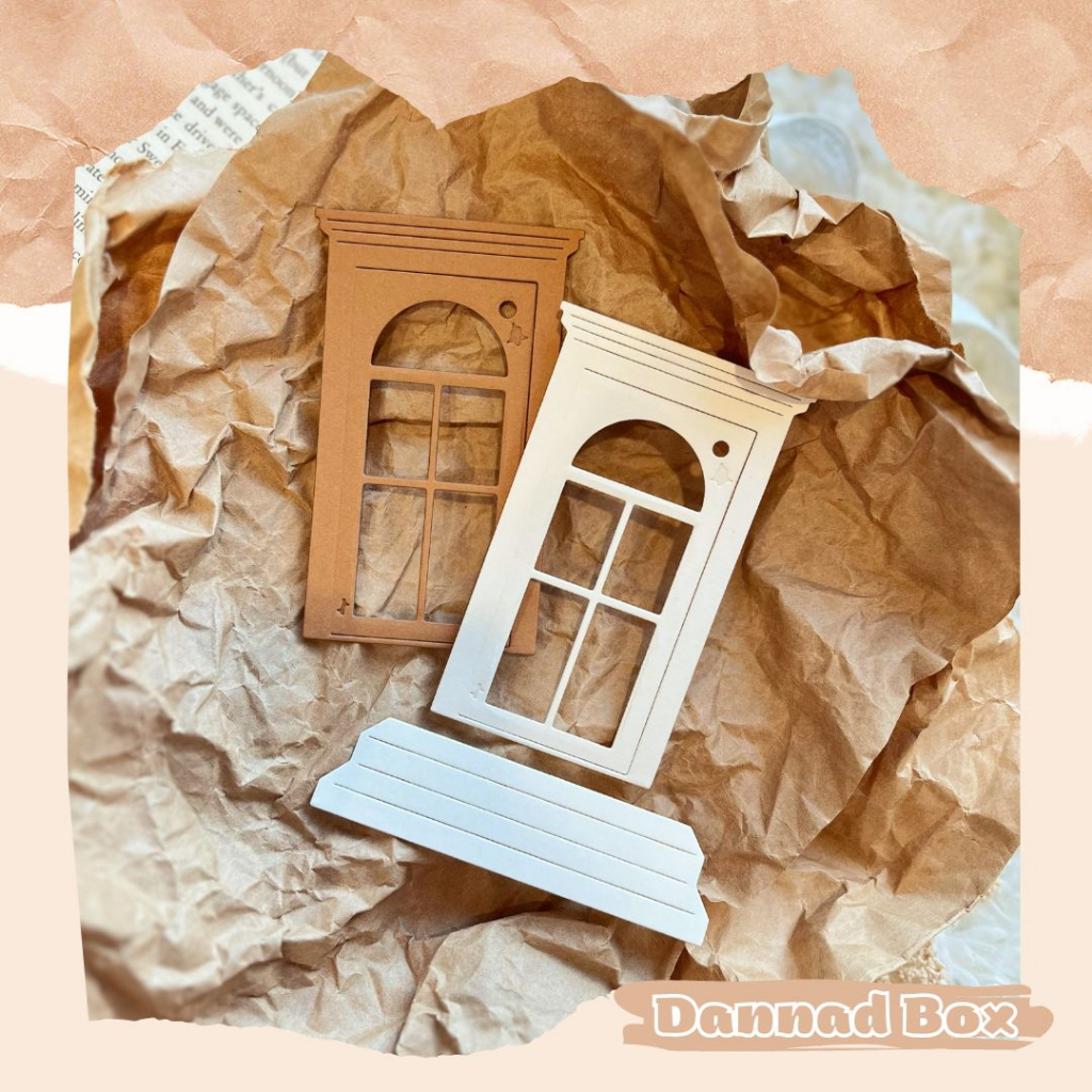 Set 5 Mẫu Diecut Paper Cutting Khung Cửa