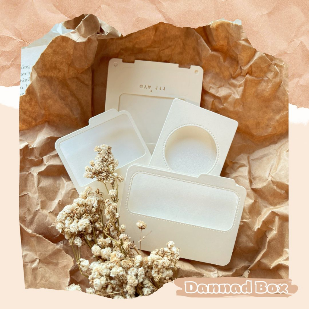 Set 5 Mẫu Diecut Paper Cutting Nhãn Tag Trang Trí