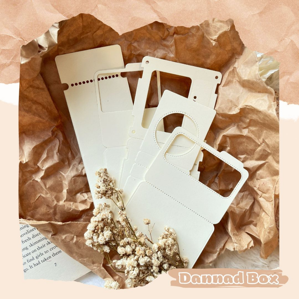 Set 5 Mẫu Diecut Paper Cutting Nhãn Tag Trang Trí