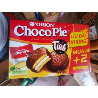 Bánh hộp Chocopie 12 tặng 2 cái hoặc 1 hộp bánh cá Marine boy