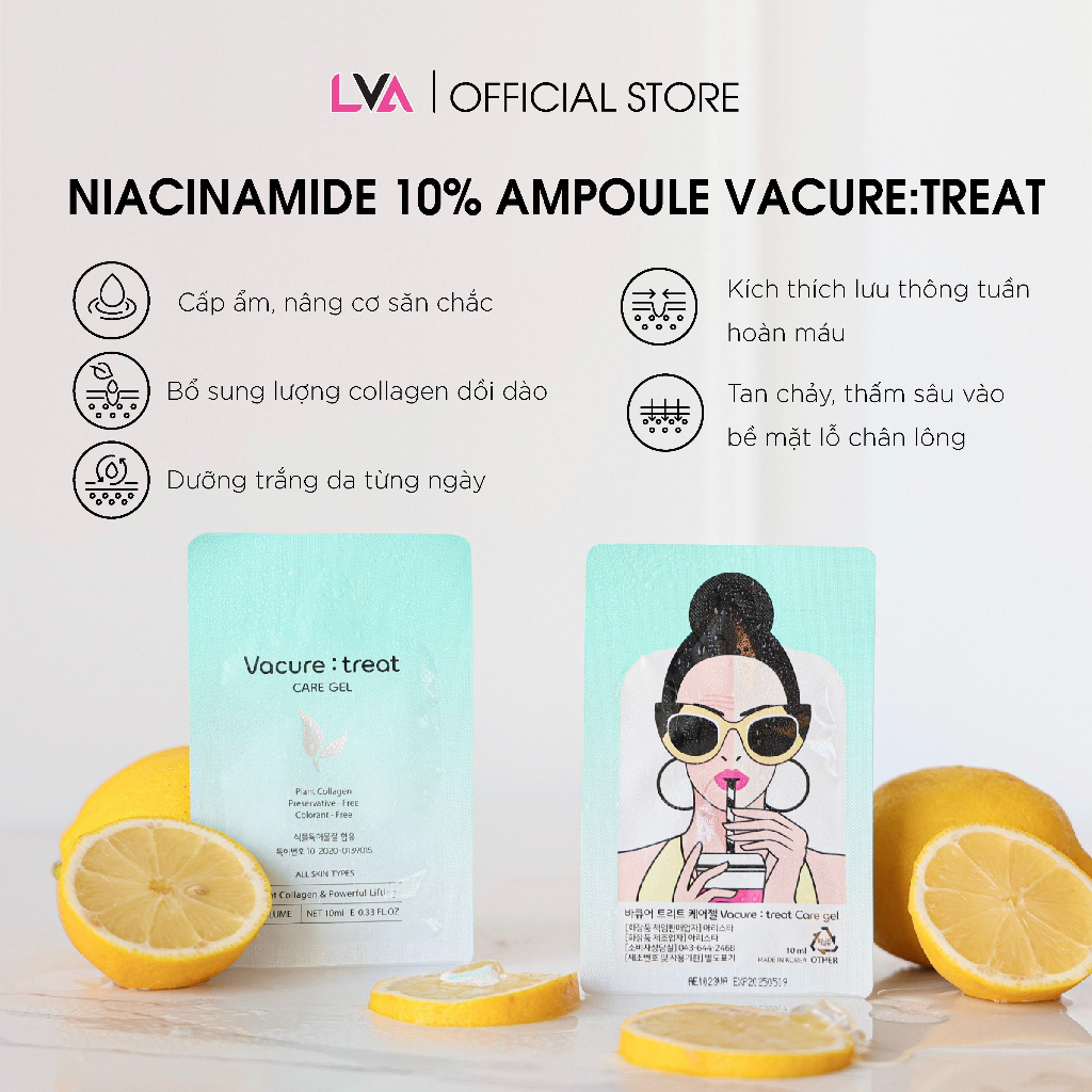 Mặt nạ nâng cơ chống lão hóa Vacure:treat Care Gel