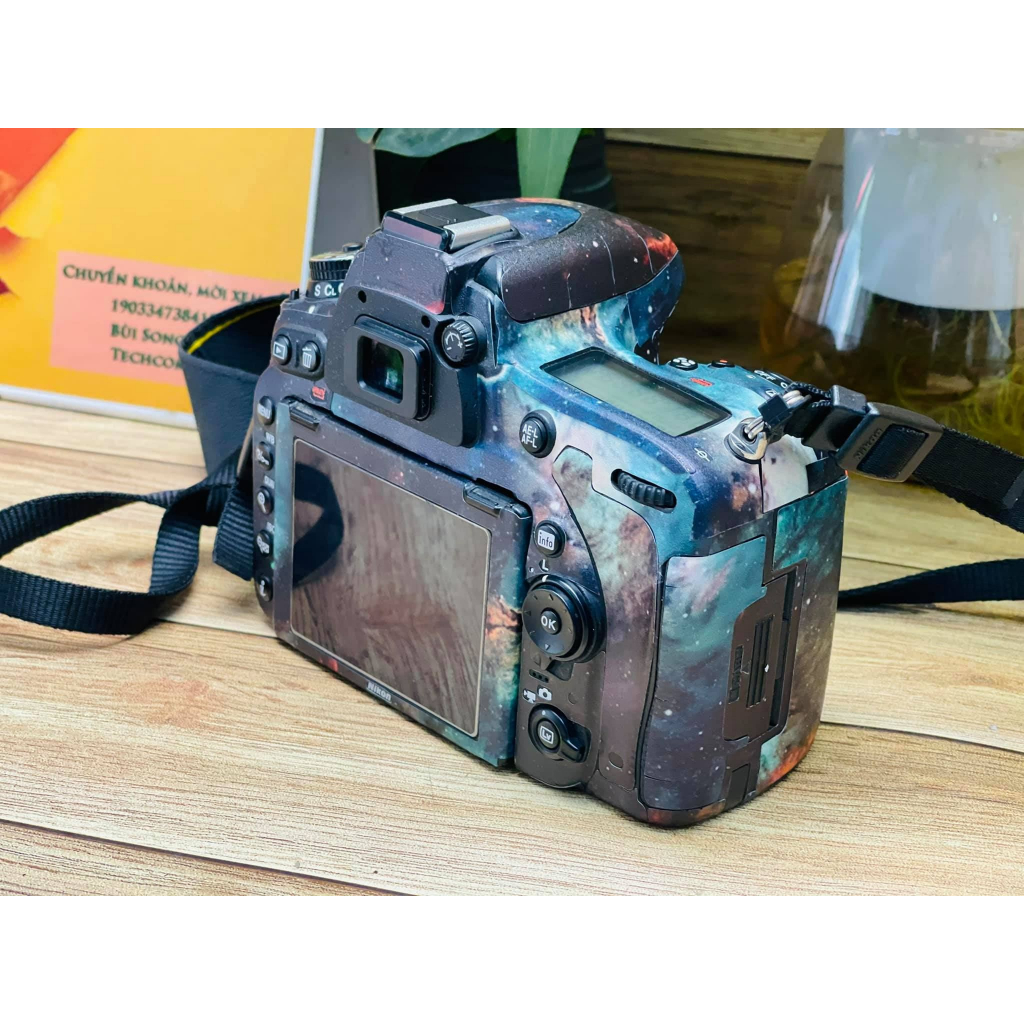 "Miếng dán skin 3M vân nổi cao cấp cho Nikon D750/ D800/ D800E/ D4s/ D3s/ D7500/ D810"