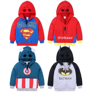 Áo khoác nỉ mũ siêu nhân md1710 cho bé trai - jumping beans official store