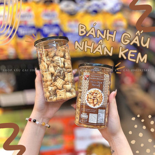 Sp001033 bánh gấu socola thailand hộp 250gr
