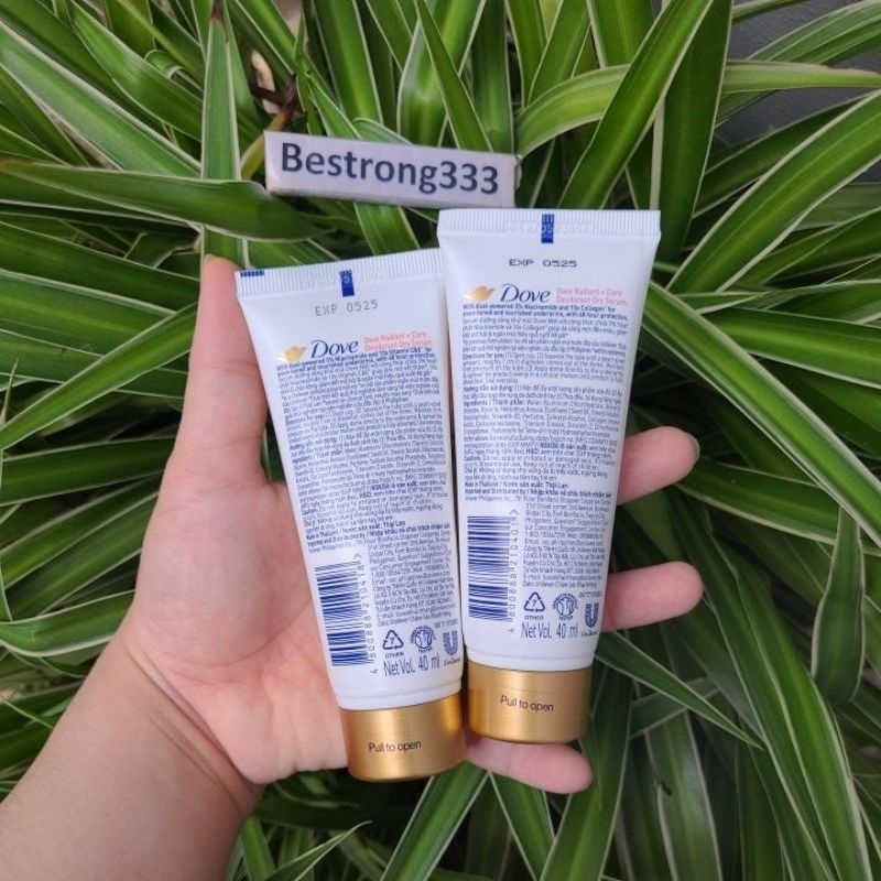 Kem Ngăn Mùi Dove Tinh Chất Serum Dưỡng Sáng 40ml