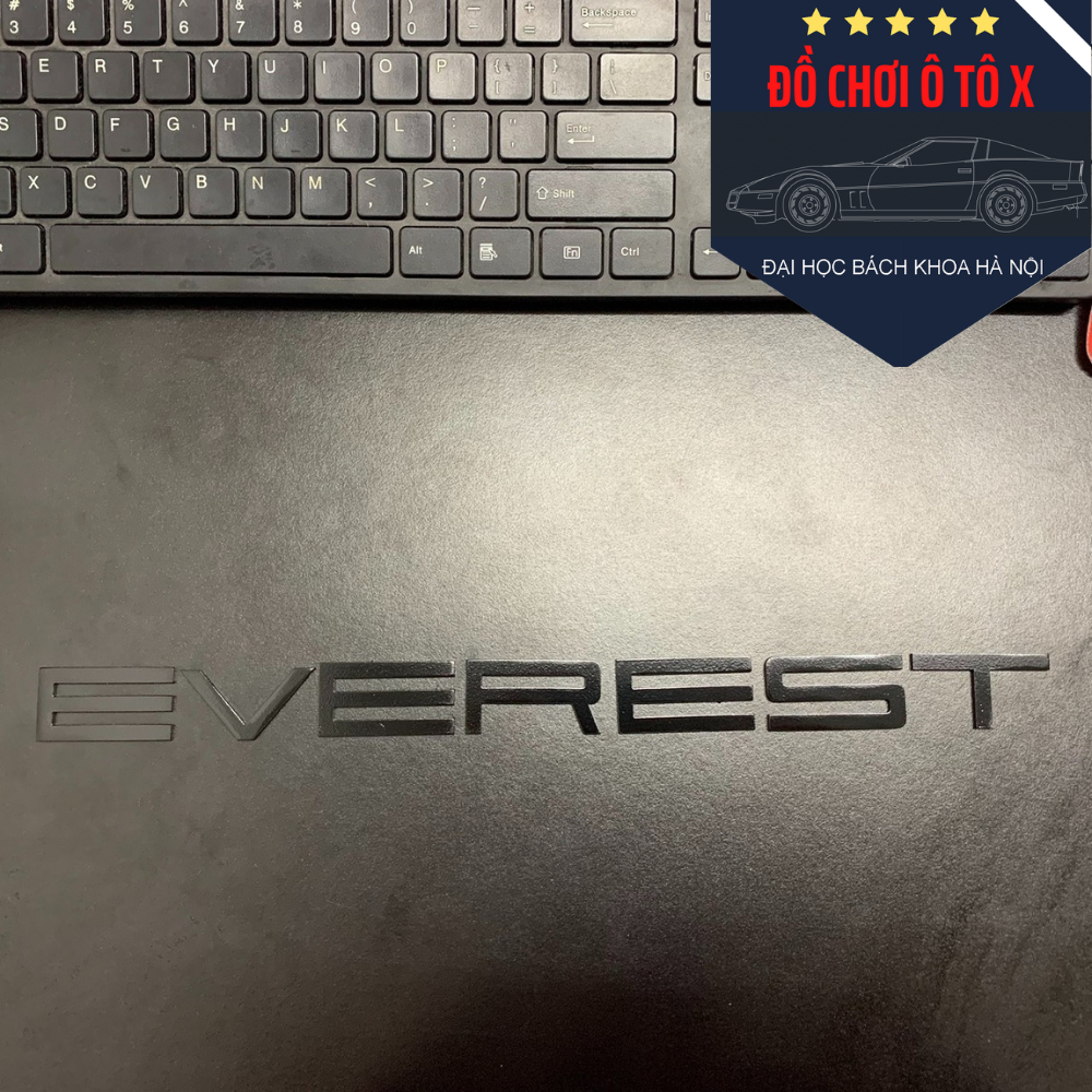 Chữ EVEREST phong cách porsche Hàng Cao Cấp