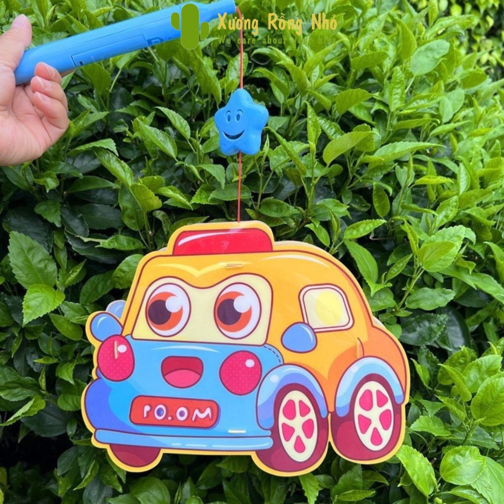 Đèn trung thu có nhạc và đèn cho bé - Đèn lồng hình thú dễ thương, dùng pin AA tiện lợi