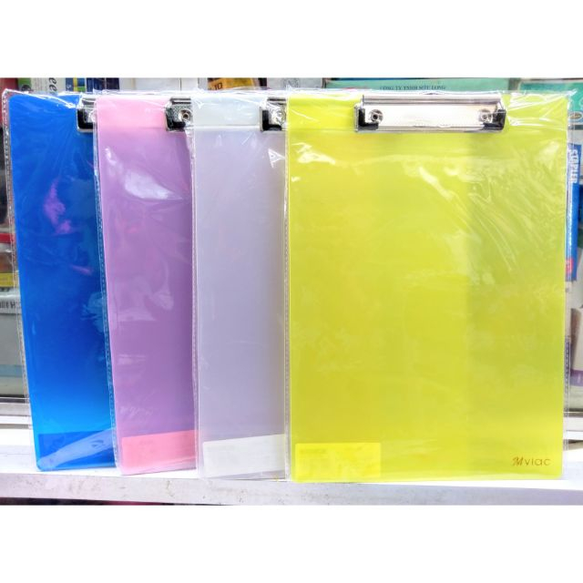 -Bìa Kẹp Trình Ký Nhựa Cứng A4