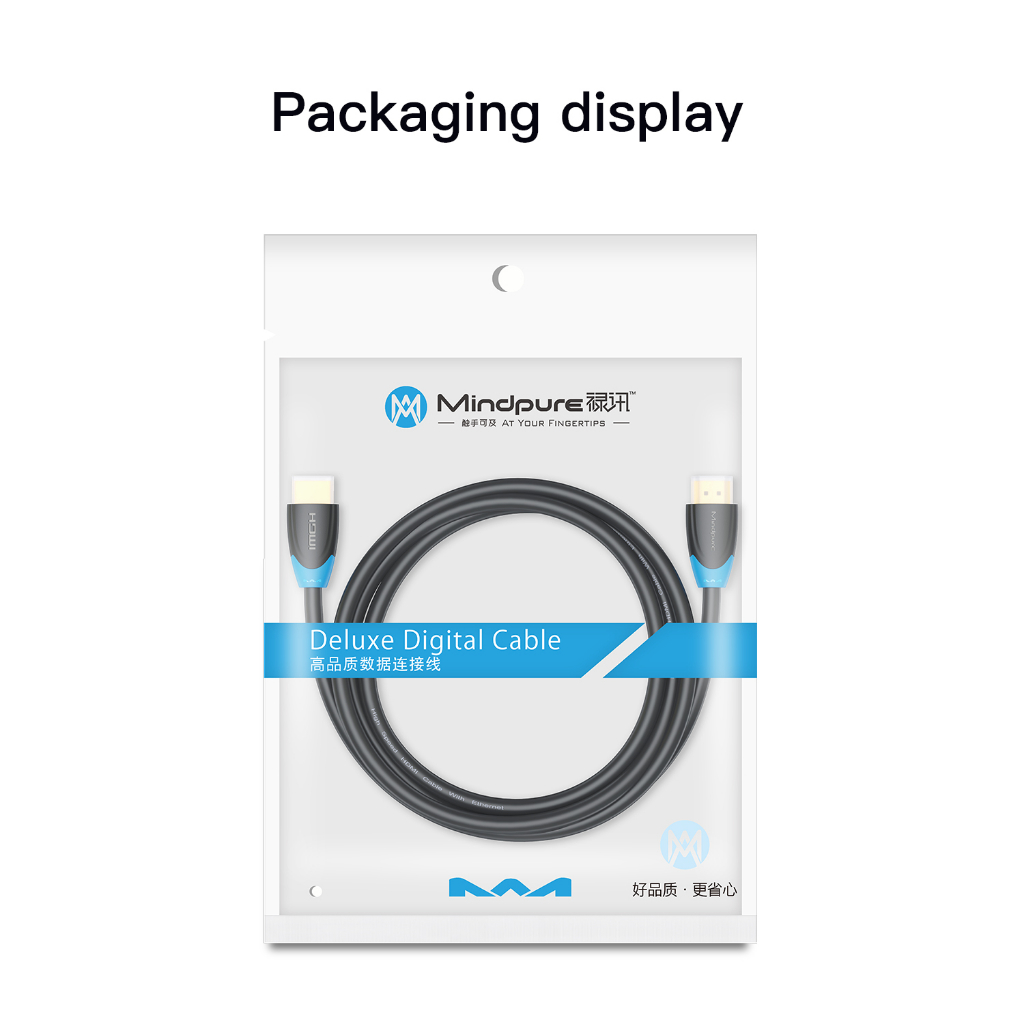 Cáp HDMI Mindpure Ultra HD HDTV Kabel 60Hz 4K 8K 2m có Ethernet | BigBuy360 - bigbuy360.vn