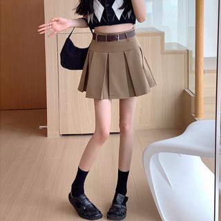 Chân váy ngắn xếp ly to kèm dây thắt lưng có 3 màu - Lyn's Closet